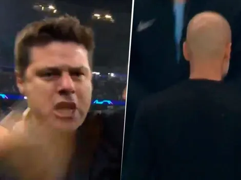 Las dos caras de la moneda: la reacción de Pochettino y Guardiola al finalizar el partido