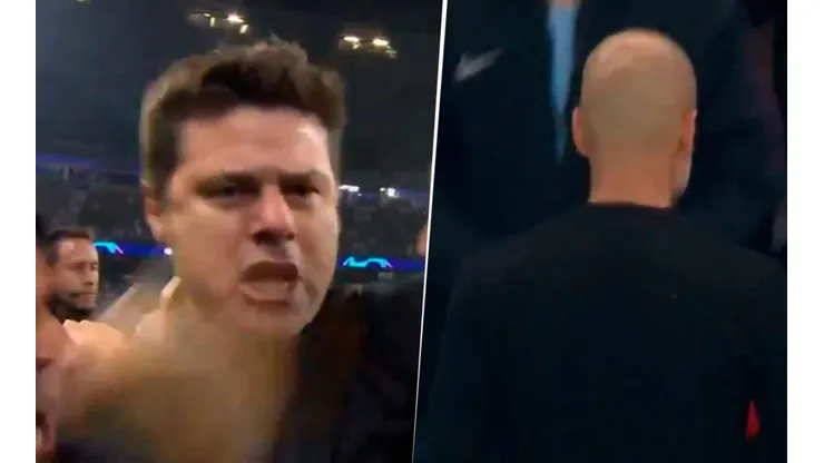 Las dos caras de la moneda: la reacción de Pochettino y Guardiola al finalizar el partido