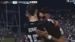 Borré puso un centro perfecto y Matías Suárez sentenció el partido para River