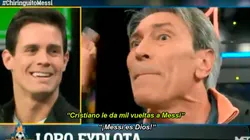 En El Chiringuito se pelearon cara a cara por Messi y Cristiano Ronaldo