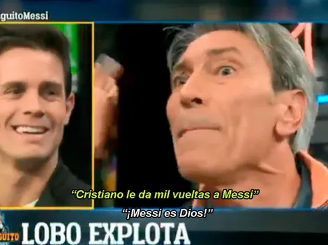 En El Chiringuito se pelearon cara a cara por Messi y Cristiano Ronaldo