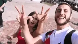 Lali Espósito se encontró con un hincha de River y trolleó a Boca