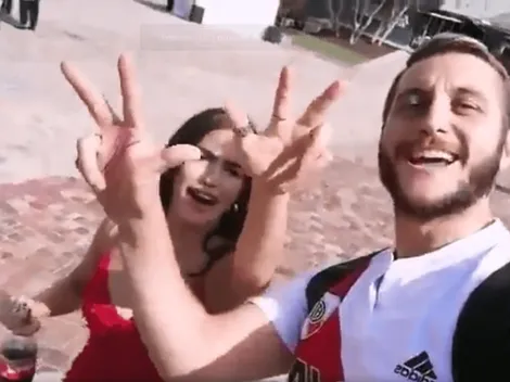 Lali Espósito se encontró con un hincha de River y trolleó a Boca