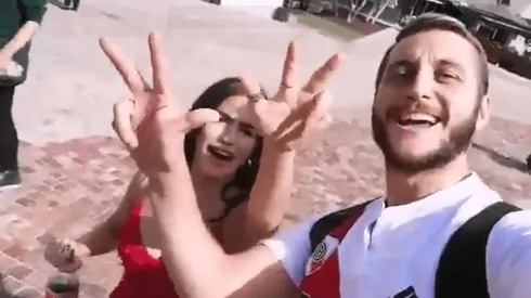 Lali Espósito se encontró con un hincha de River y trolleó a Boca
