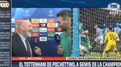 Por cábala, Lloris le mandó un saludo en vivo a Lisandro López