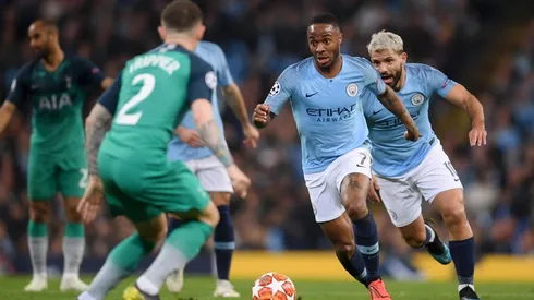 Manchester City vs Tottenham por la Champions League.