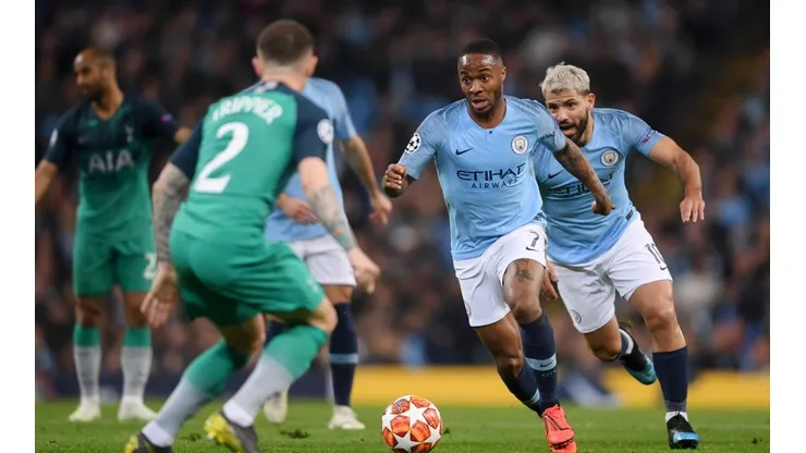 Manchester City vs Tottenham por la Champions League.