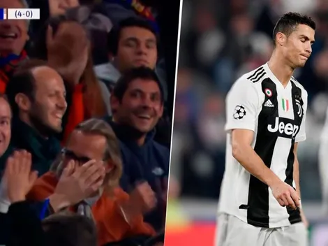 El Camp Nou festejó el gol que eliminó a Juventus y Cristiano Ronaldo