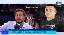 Leonardo Jara en Fox Sports Radio.
