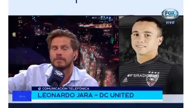 Leonardo Jara en Fox Sports Radio.