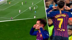 Coutinho metió un golazo para el tercero del Barcelona y provocó al Camp Nou con un gesto