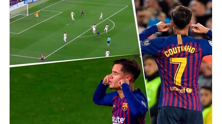 Coutinho metió un golazo para el tercero del Barcelona y provocó al Camp Nou con un gesto