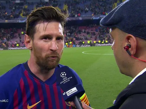 El enojo de Messi pese a la goleada del Barcelona: "No podemos salir así"