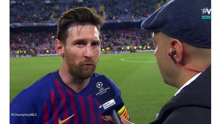 El enojo de Messi pese a la goleada del Barcelona: "No podemos salir así"
