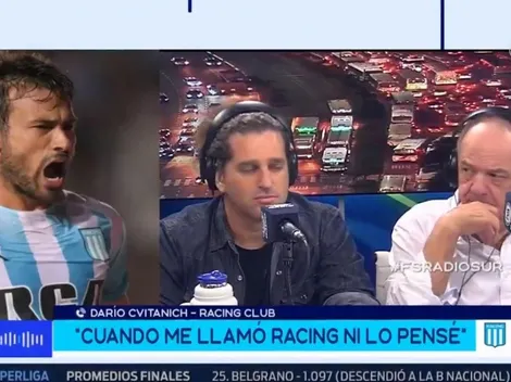 Se agrandó Cvitanich: "Este Racing se le puede animar al Barcelona"