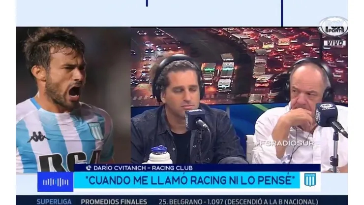 Darío Cvitanich en Fox Sports Radio.