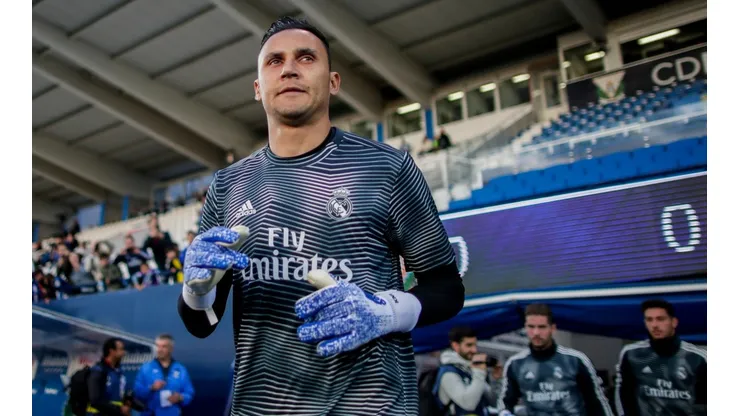 Foto de Keylor Navas, portero de Real Madrid.