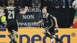 El festejo de los jugadores de Ajax.