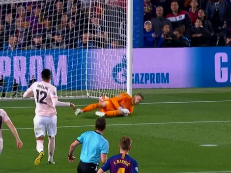 Muchas gracias, De Gea: el arquero del United le regaló el segundo del Barcelona a Messi