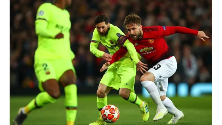 Barcelona vs Manchester United por la Champions League.