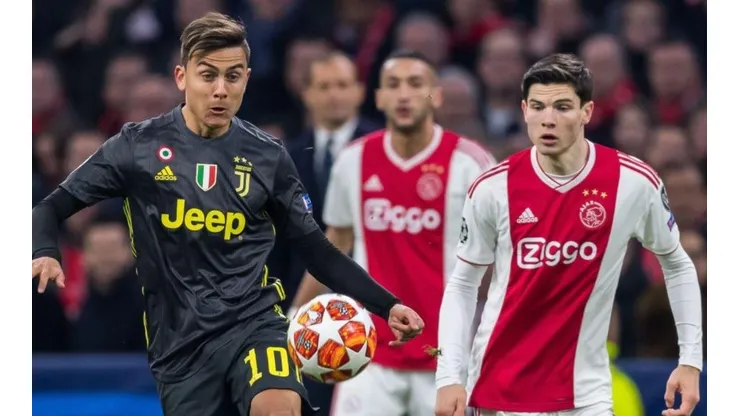 Juventus vs Ajax por la Champions League.