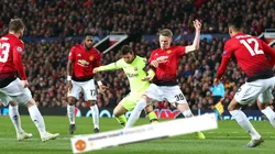 La foto del Manchester United en Twitter para darle mala suerte al Barcelona