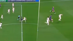 Messi usó al árbitro, sacó a bailar un rival con un caño y casi gol del Barcelona