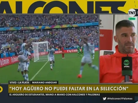 Andújar lo defendió a muerte a Messi: "Siempre dio la cara por la Selección Argentina"