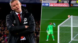 A los 30 segundos, el United tocó como el mejor Barcelona y Rashford le dio al travesaño