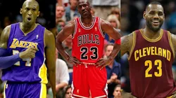 LeBron James dio su veredicto sobre las comparaciones con Kobe Bryant y Michael Jordan