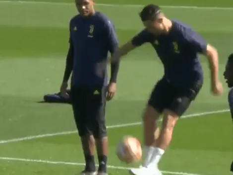 ¿Nervioso? Cristiano Ronaldo tiró mucha magia antes de jugar por Champions League