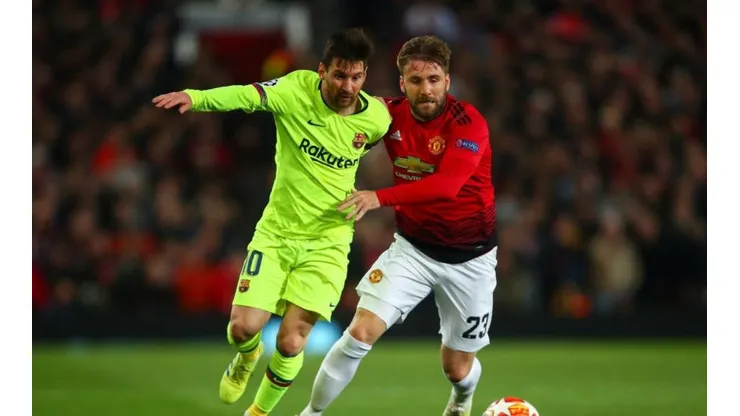 Barcelona vs Manchester United por la Champions League.