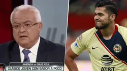 El periodista se enfadó con el delantero.