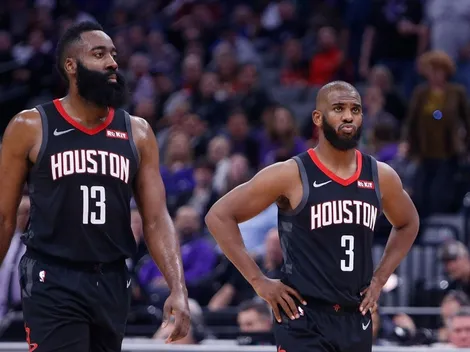 Chris Paul se puso celoso de James Harden y se fue en plena rueda de prensa