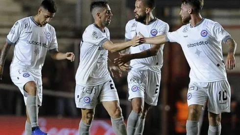 El festejo de los jugadores de Argentinos.