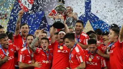 Independiente y uno de sus festejos.