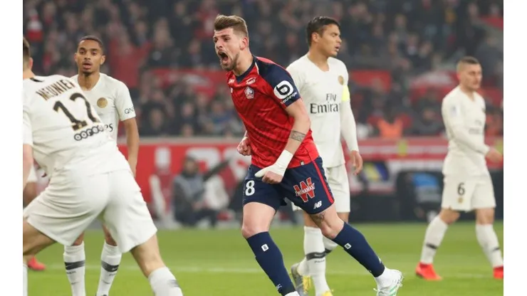 Lille ganó y le ahogó el grito al PSG. (getty)
