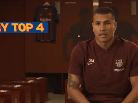 Jeison Murillo armó su Top 4 con dos colombianos y dos ex-Barcelona