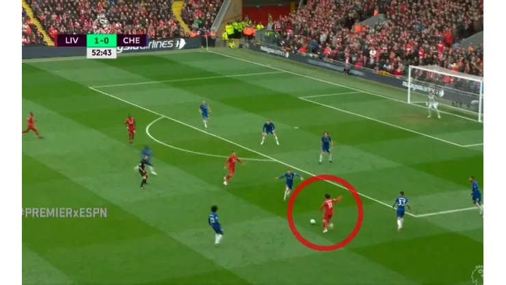 Golazo de Salah. (ESPN)