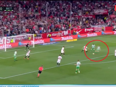 Lo Celso apareció desde atrás, le pegó de primera y clavó un golazo para Betis