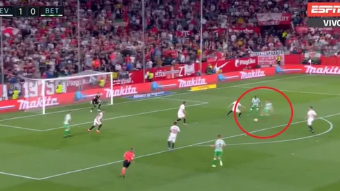 Lo Celso apareció desde atrás, le pegó de primera y clavó un golazo para Betis