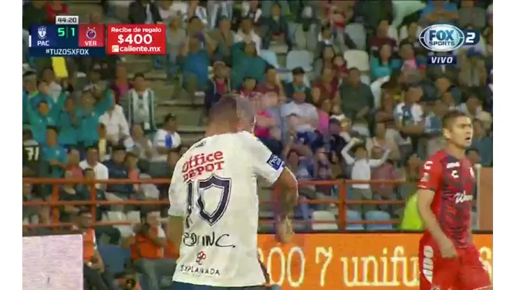 Pachuca no le perdona nada a Veracruz y le metió seis goles en 45 minutos