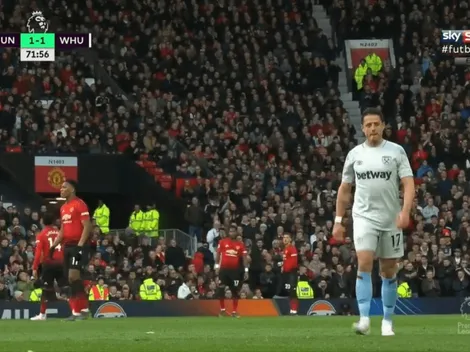 Vale más que un gol: todo Old Trafford despidió a Chicharito con un aplauso
