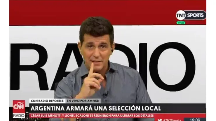 Castillo contó en TNT Sports los pedidos que le hizo Menotti a Scaloni