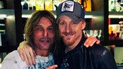 Liberman y Caniggia salieron a comer.