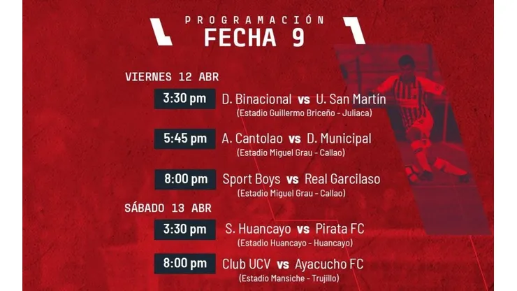 Se viene una nueva fecha con el condimento especial: se jugará el clásico del fútbol peruano