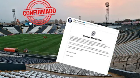 Alianza Lima lo confirmó: se juega el lunes