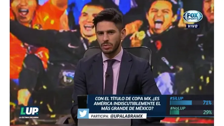 Foto de Rafa Marquez en el programa.