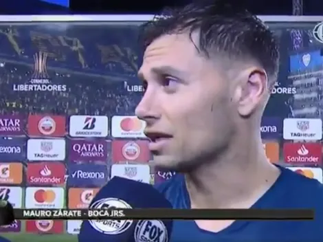 Tras sus dos goles, a Zárate le preguntaron por su suplencia en Boca