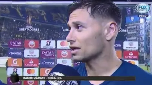 Tras sus dos goles, a Zárate le preguntaron por su suplencia en Boca